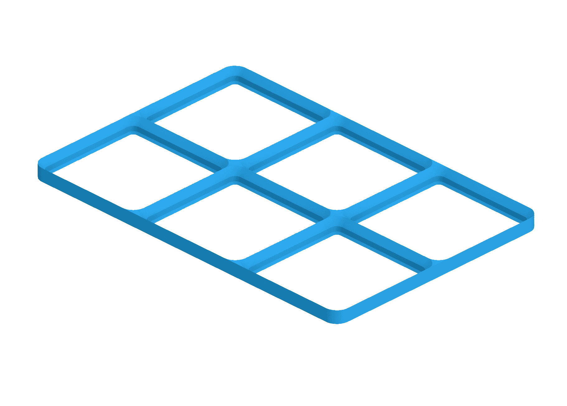 Gridfinity Generator baseplate model