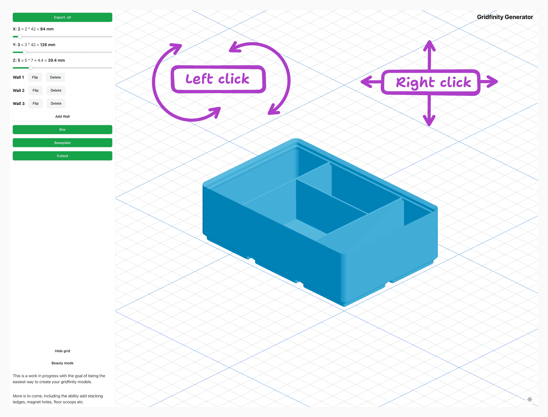 Viewer controls