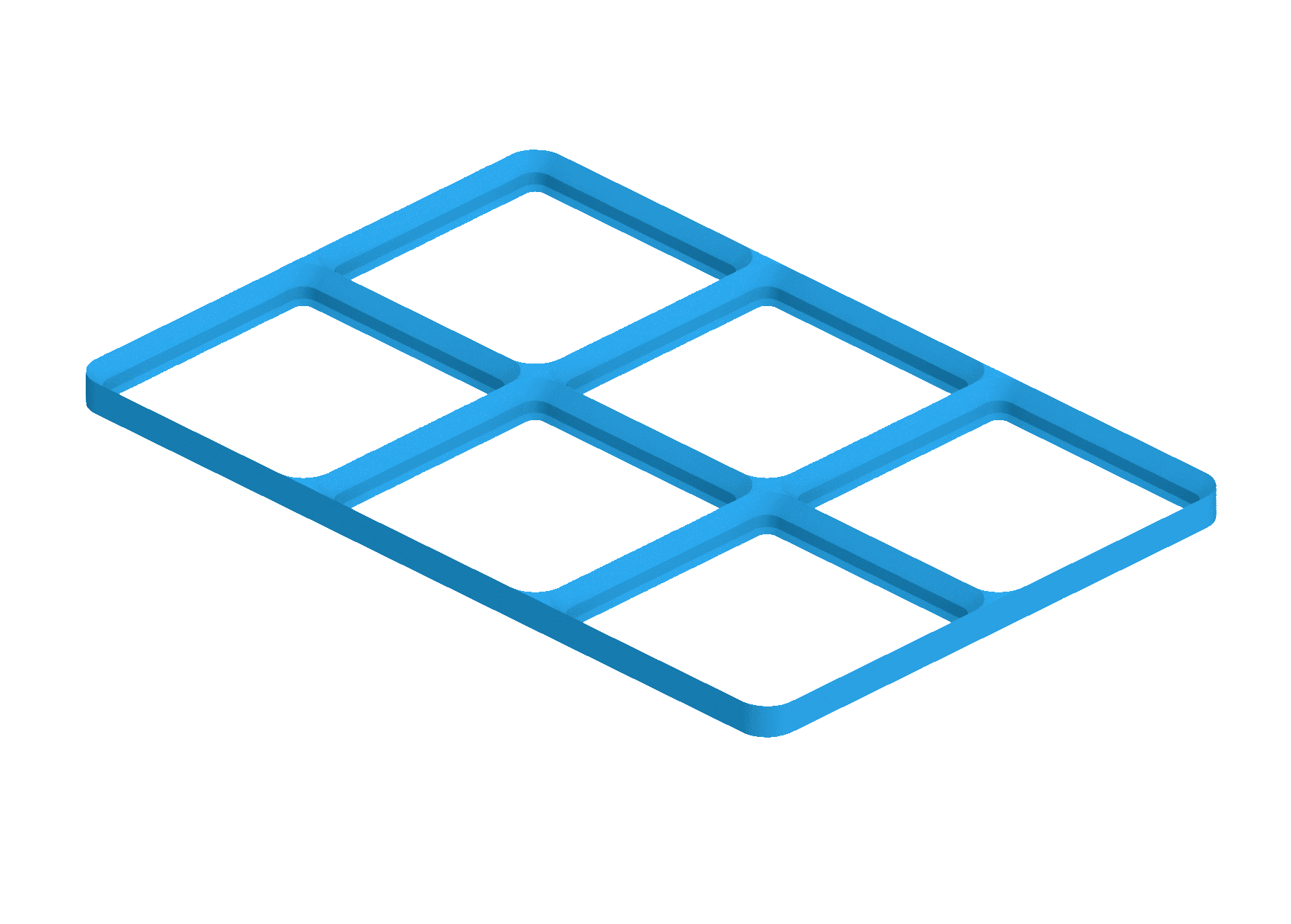 Gridfinity Generator baseplate model